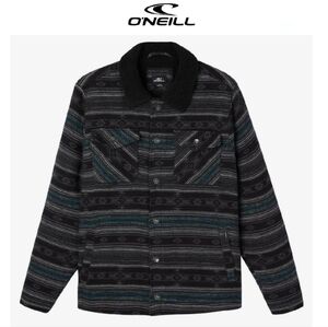 O'NEILL High Piled Warm Sherpa Lined Plaid  Winnter Jacket Coat